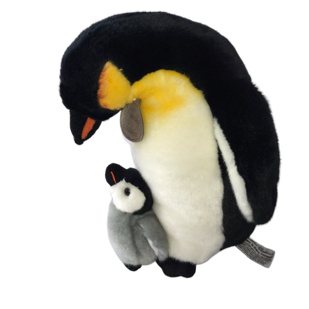 Plush Penguin Mother and Baby. Soft Toy.  Kids. YOMIKO CLASSICS.  Tag Attached